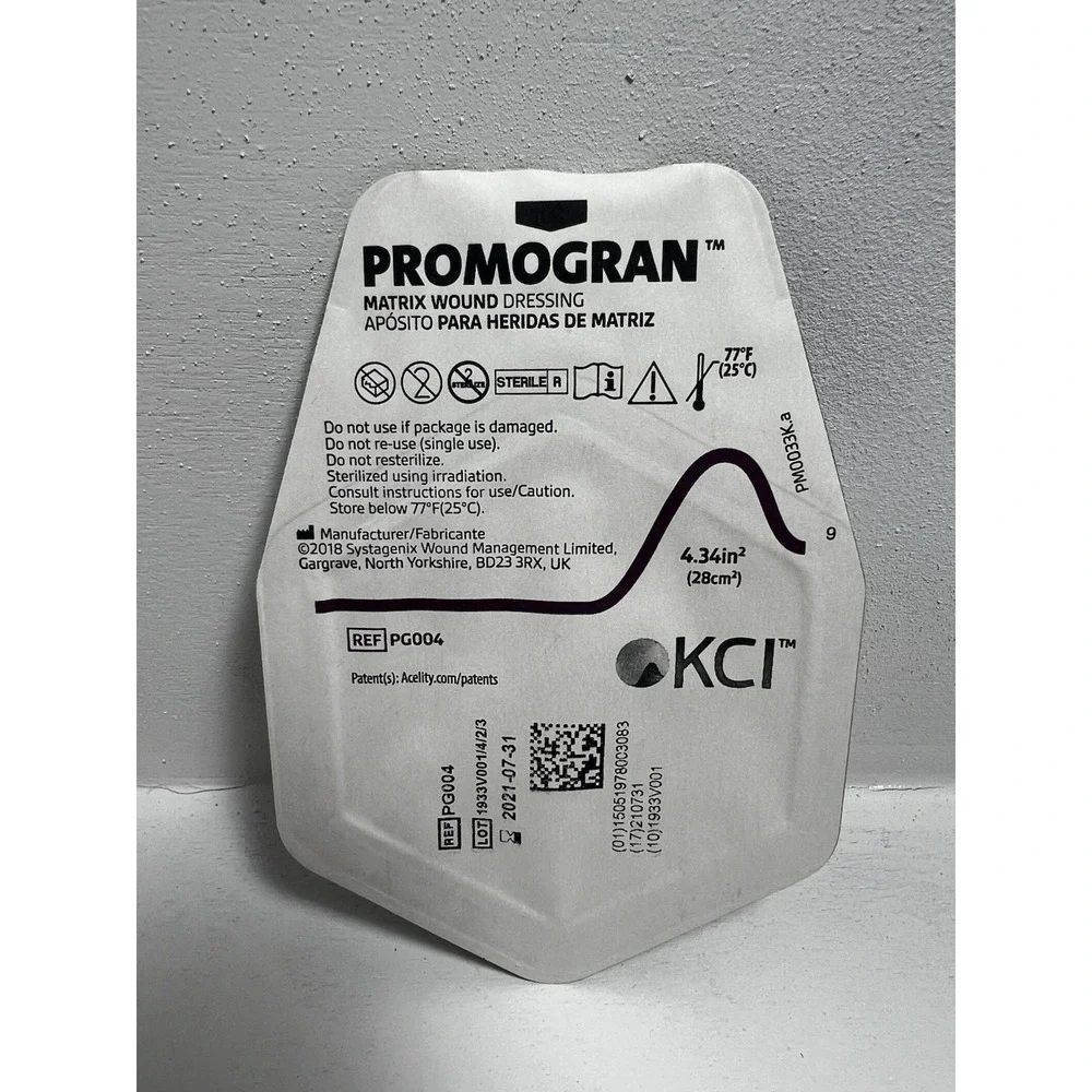 KCI PROMOGRAN Matrix Wound Dressing PG019  19.07 in² Sterile Single Use